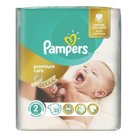Подгузники PAMPERS Premium Care Mini (3-6кг), 20 шт.