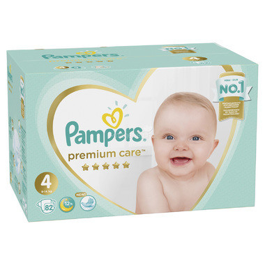 Подгузники PAMPERS Premium Care Maxi (8-14кг), 82 шт.