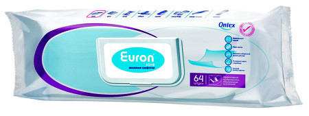 Салфетки Эуроон влажные, 64 шт.