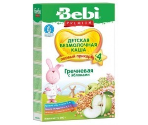 Каша БЕБИ без молока гречка/яблоко (с 4 мес.) 200г