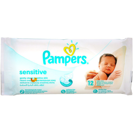 Салфетки детские ПАМПЕРС Clean&Play, 12 шт.