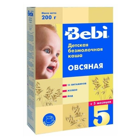 Каша БЕБИ овсянка (с 5 мес.) 200г