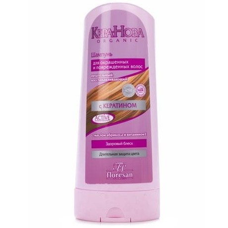 Шампунь ФЛОРЕСАН Кера-Нова восстанавливающий для поврежденных волос Ф-204 400мл