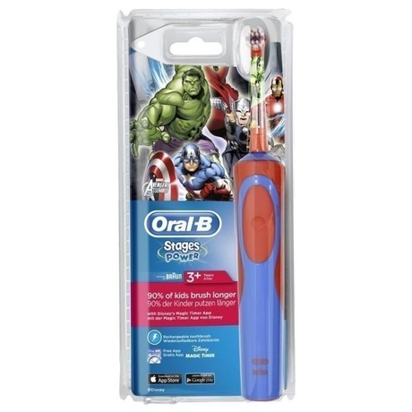 Зубная щетка ORAL-B Stages Power Frozen на батарейках (D12.513K)