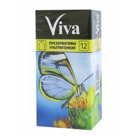 Презерватив VIVA, 12 шт.  Ультратонкие