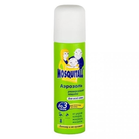 Москитол-Гипоаллергенная защита аэразоль от комаров 150мл