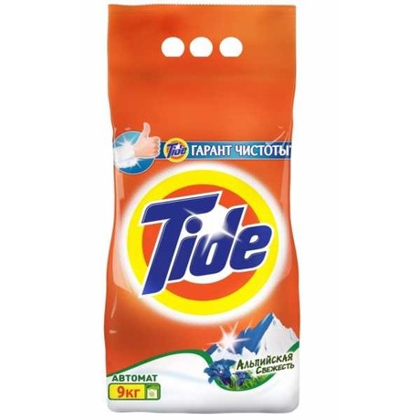 Порошок стиральный TIDE Автомат "Альпийская свежесть" 9кг