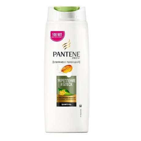 Шампунь PANTENE PRO-V Слияние с природой укрепление и блеск 600мл