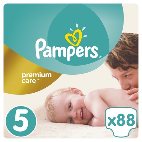 Подгузники PAMPERS Premium Care Junior (11-18кг), 88 шт.
