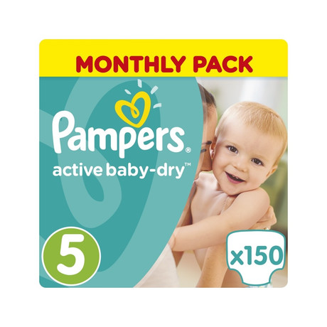 Подгузники PAMPERS Active baby Junior (11-18кг), 150 шт.