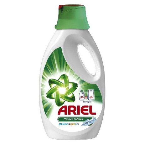Гель для стирки ARIEL Горный родник жидкий 1,95л