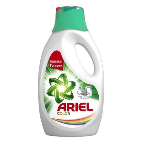 Гель для стирки ARIEL Color жидкий 1,3л