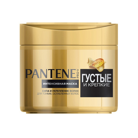 Маска косметическая PANTENE PRO-V Густые и крепкие для тонких и ослабленных волос 300мл