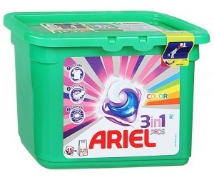 Гель для стирки ARIEL автомат Liquid Capsules Color жидкий в  капсулах 27г, 15 шт.