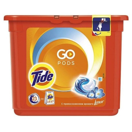 Средство для стирки TIDE Color жидкое в капсулах 24,8г, 23 шт.