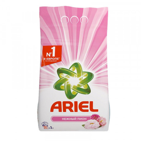 Порошок стиральный ARIEL автомат Нежный пион 3кг