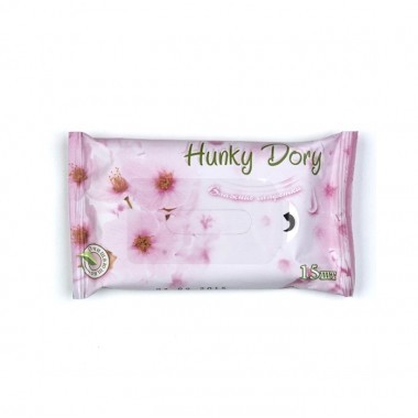 Салфетки HUNKY DORY влажные очищающие, 15 шт.