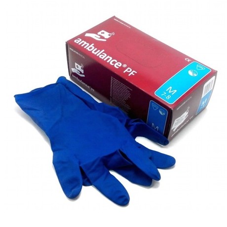 Перчатки смотровые нестерильные разм. L (латексные неопудренные повышенной прочности ambulance PF)