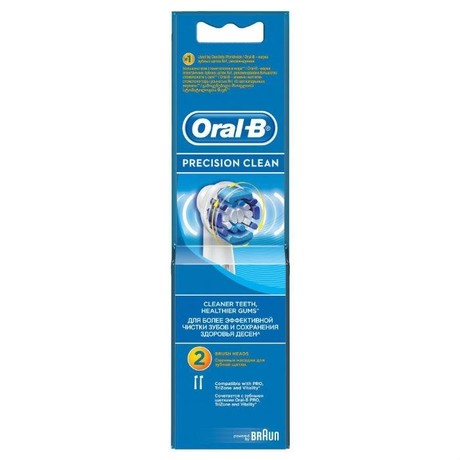 Насадка для зубной щетки ORAL-B Pro White для электрических,  2 шт.