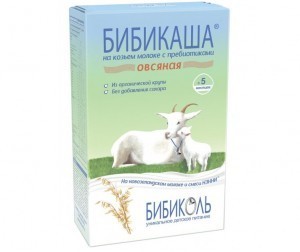 Каша БИБИКАША овсяная на козьем молоке (с 5мес.) 200г