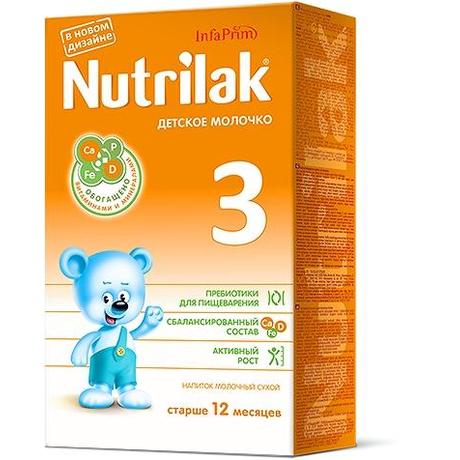 Смесь молочная НУТРИЛАК-3 350г