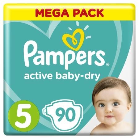 Подгузники PAMPERS Active baby (11-16кг), 90 шт.