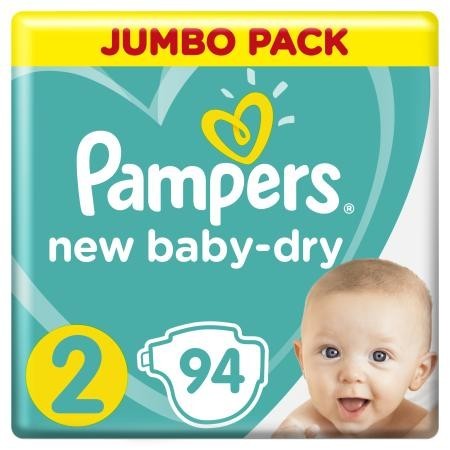 Подгузники PAMPERS New Baby Mini (4-8кг), 94 шт.