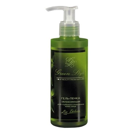 LIV DELANO Green style гель-пенка для глубокого очищения кожи увлажняющая 200г