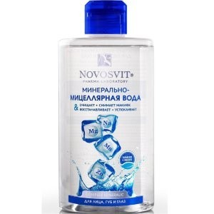 Вода NOVOSVIT минерально-мицеллярная для лица, губ, глаз 460мл