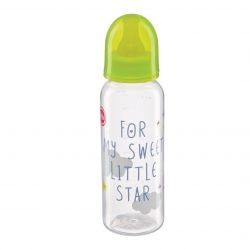 Бутылочка детская HAPPY BABY с латексной соской 250мл (арт. 10018)