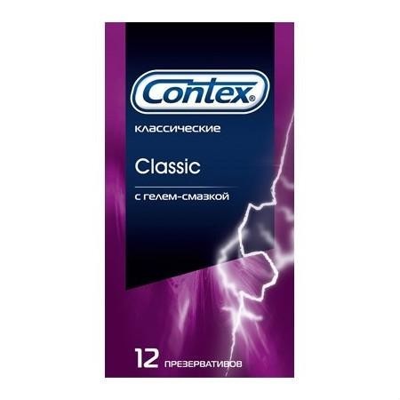 Презерватив CONTEX, 12 шт. Classic (силикон. смазка)