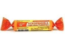 Аскорбинка с сахаром таблетки 2,9г, 10 шт. (ваниль)
