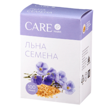 Семена льна (Целебные травы) "Care Health" пачка 100г