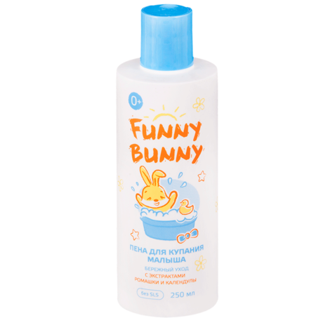 Шампунь Funny bunny (Фанни Банни) для купания 2в1 250мл