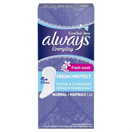 Прокладки гигиенические ALWAYS Fresh&Protect Normal Single, 20 шт. (аромат)