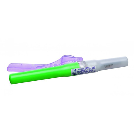 Игла VACUTAINER Flashback Needle для забора венозной крови G21 (0,8 х 25мм), 50  шт. зеленый