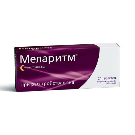 Меларитм таблетки 3мг, 24 шт.  (4 + 1)