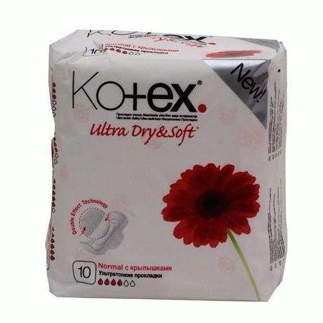 Прокладки гигиенические KOTEX Ultra Soft Normal, 10 шт.