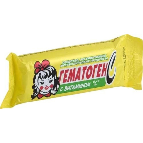 Гематоген традиционный плитка 35г (витамин С)