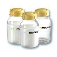 Бутылочка детская MEDELA для сбора грудного молока,  3 шт.