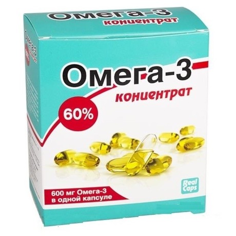 Омега-3 Концентрат 60% капсулы 1000мг, 80 шт.