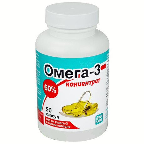 Омега-3 Концентрат 60% капсулы 1000мг, 90 шт.