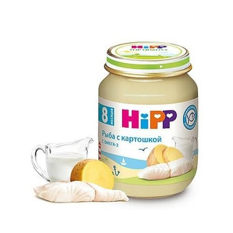 Пюре HIPP рыба/картофель (с 8 мес.) 125г