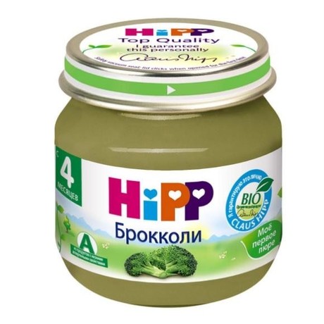 Пюре HIPP броколли (с 4,5 мес.) 80г