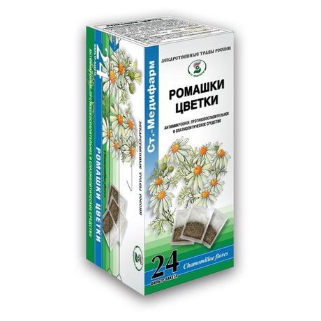 Ромашки цветки фильтрпакетики 1,5 г, 10 шт.