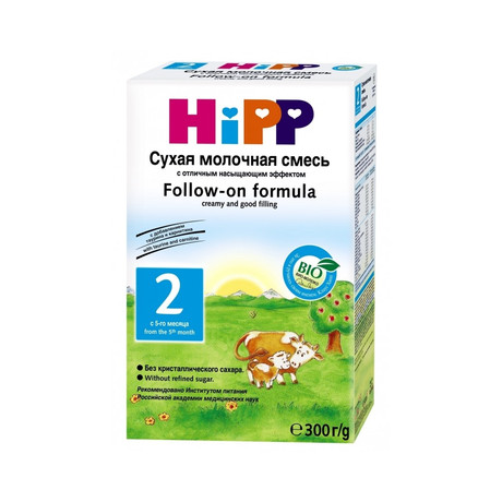 Смесь молочная HIPP-2 (с 5 мес.) 300г