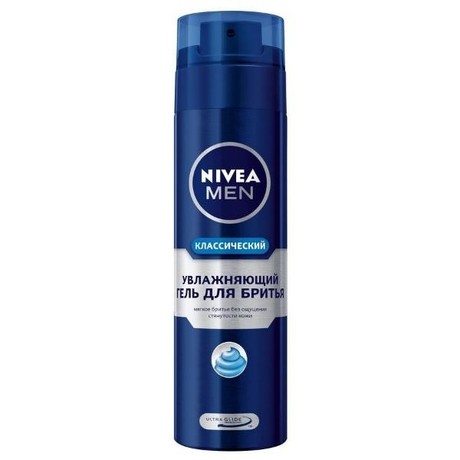NIVEA For Men гель для бритья Увлажняющий для нормальной кожи 200мл