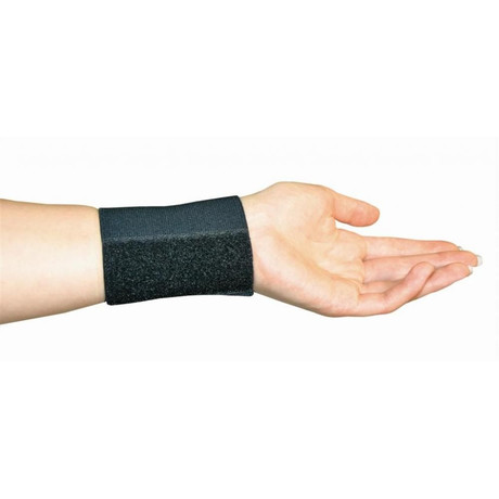 Бандаж на лучезапястный сустав (F-200) с застежкой-липучкой (черный) размер 4