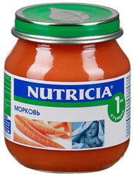 Пюре NUTRICIA морковь (с 4 мес.) 125г
