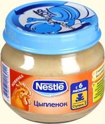 Пюре НЕСТЛЕ Цыпленок 80г 